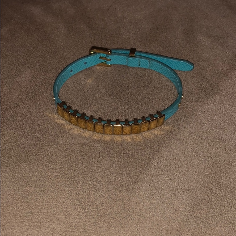 Michael Kors Turquoise Bracelet with Gold Bars